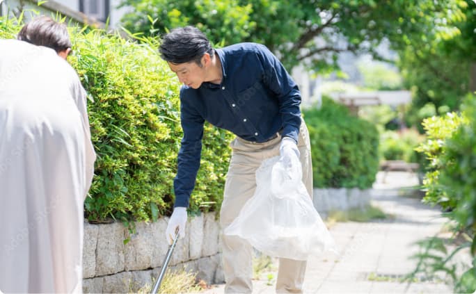 社会貢献活動の様子